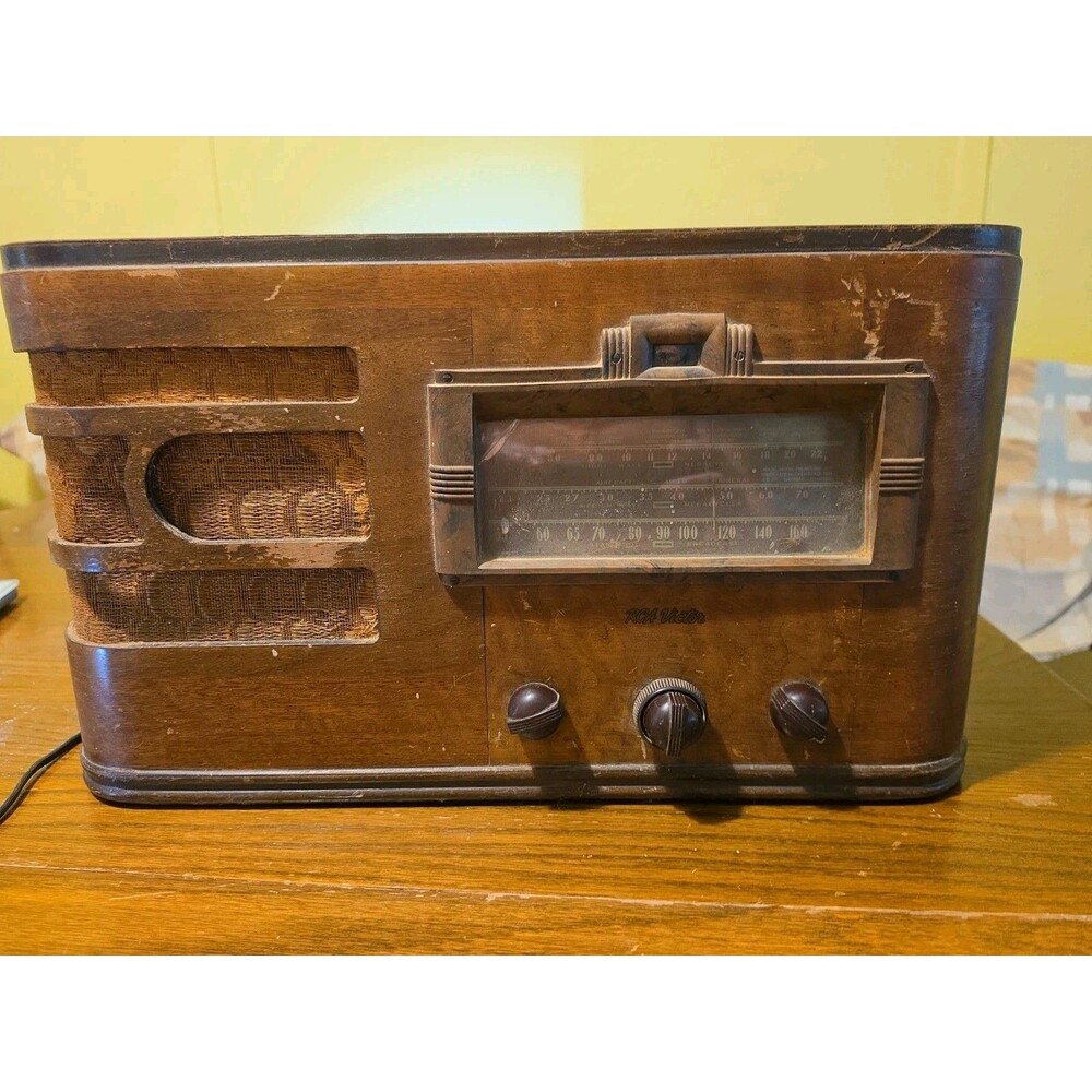 1930's Vintage RCA Victor 87T1 Tube Radio Original: AS IS/UNTESTED